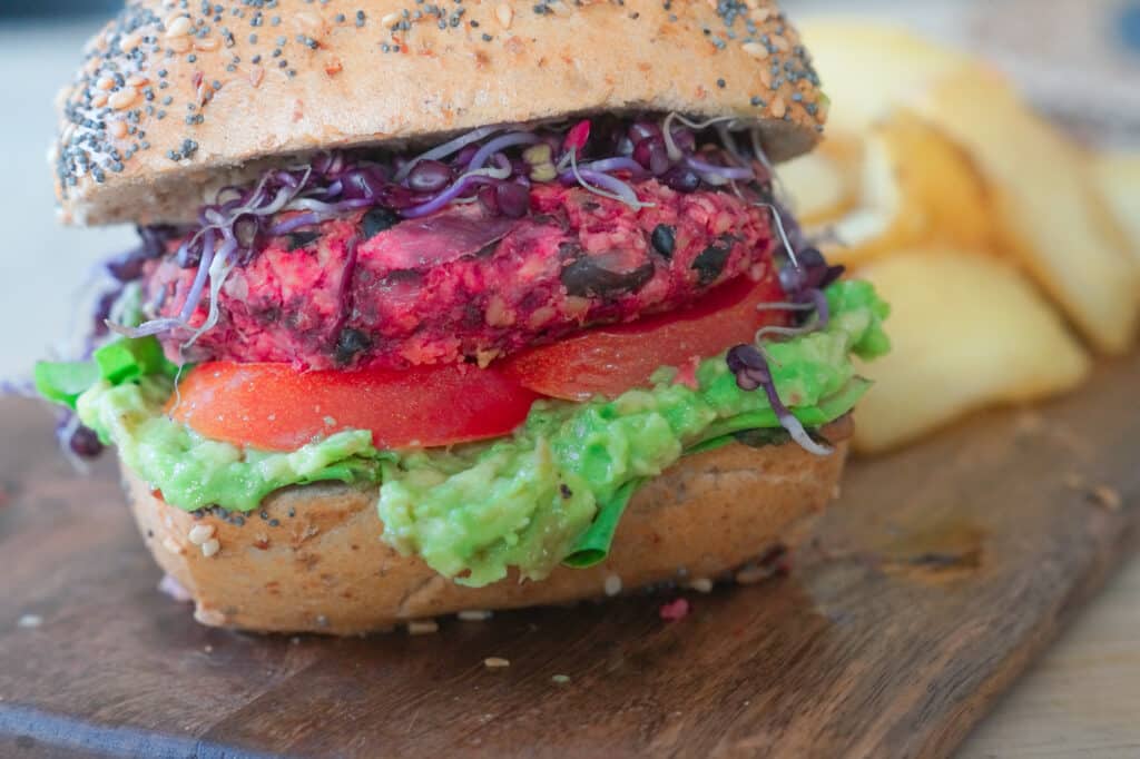 vegan black bean burger rezept