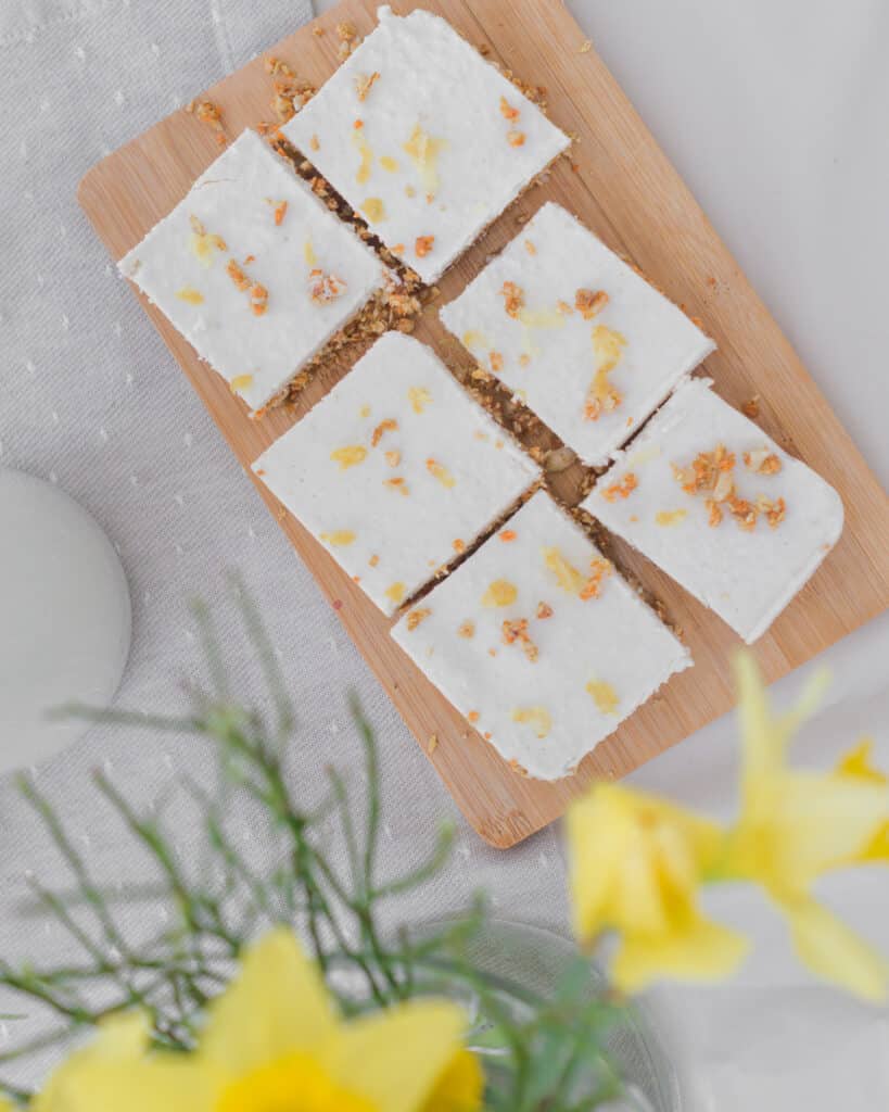 Glutenfreier Rohkost Möhrenkuchen