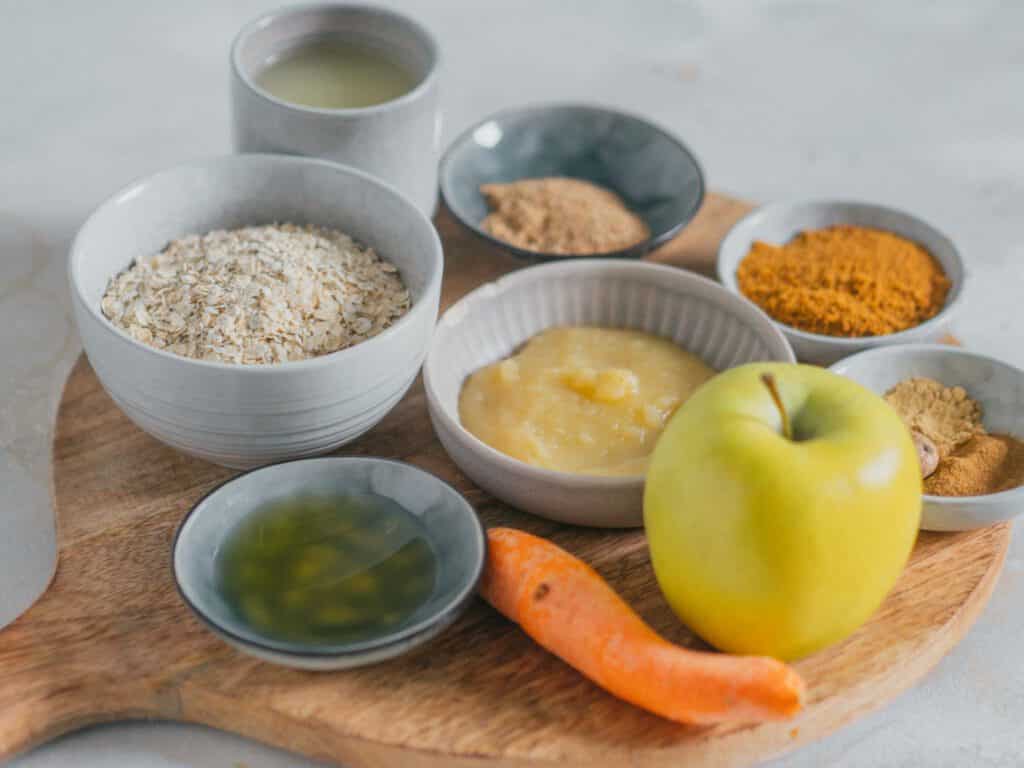Carrot Cake Muffins vegan