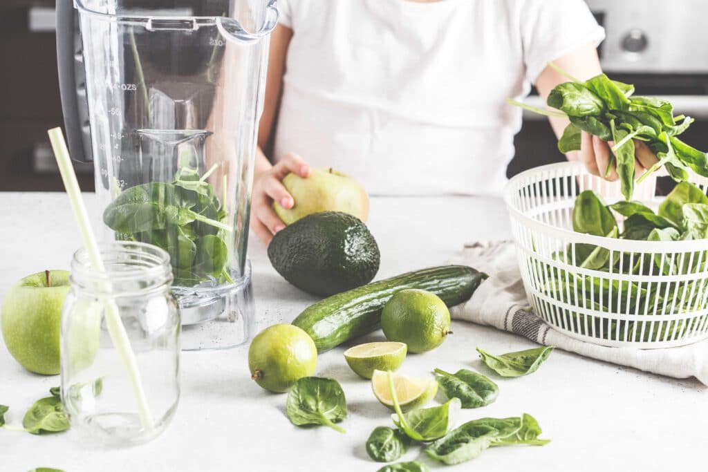 grüner saft gesund vegan