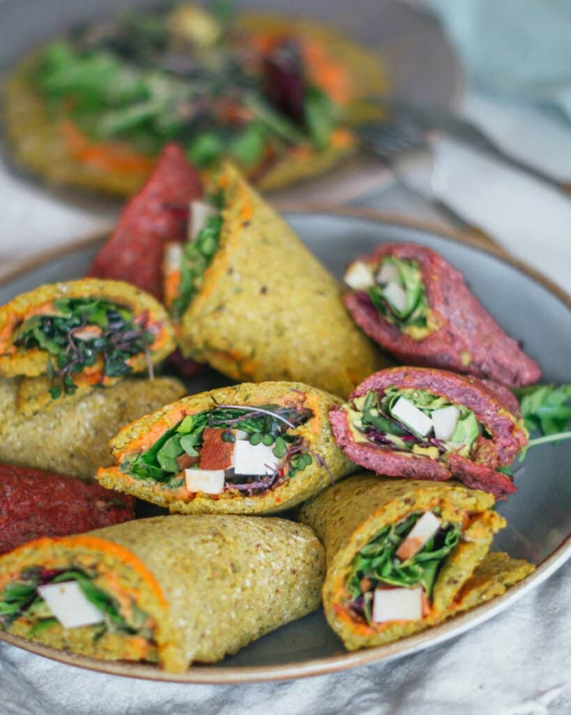 Vegane Wraps aus Buchweizen