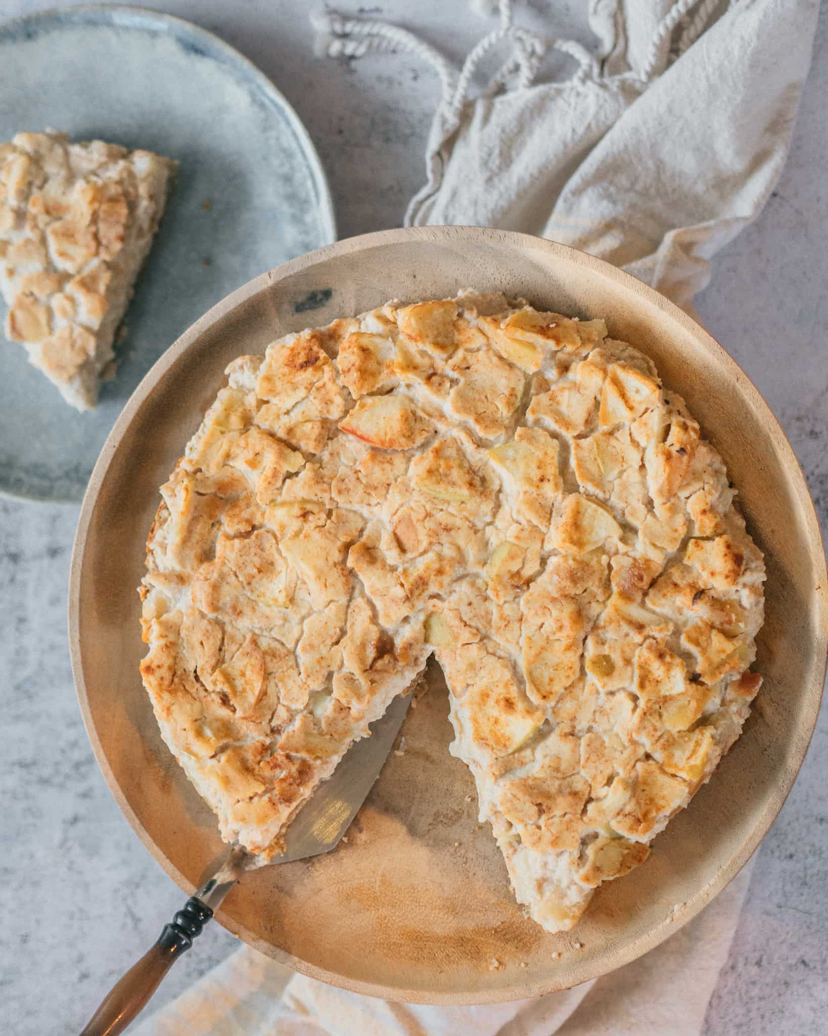 Veganer Spekulatius Bratapfel Cheesecake Rezept