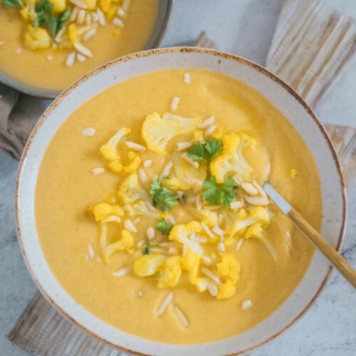 Blumenkohl Suppe Vegan Einfach