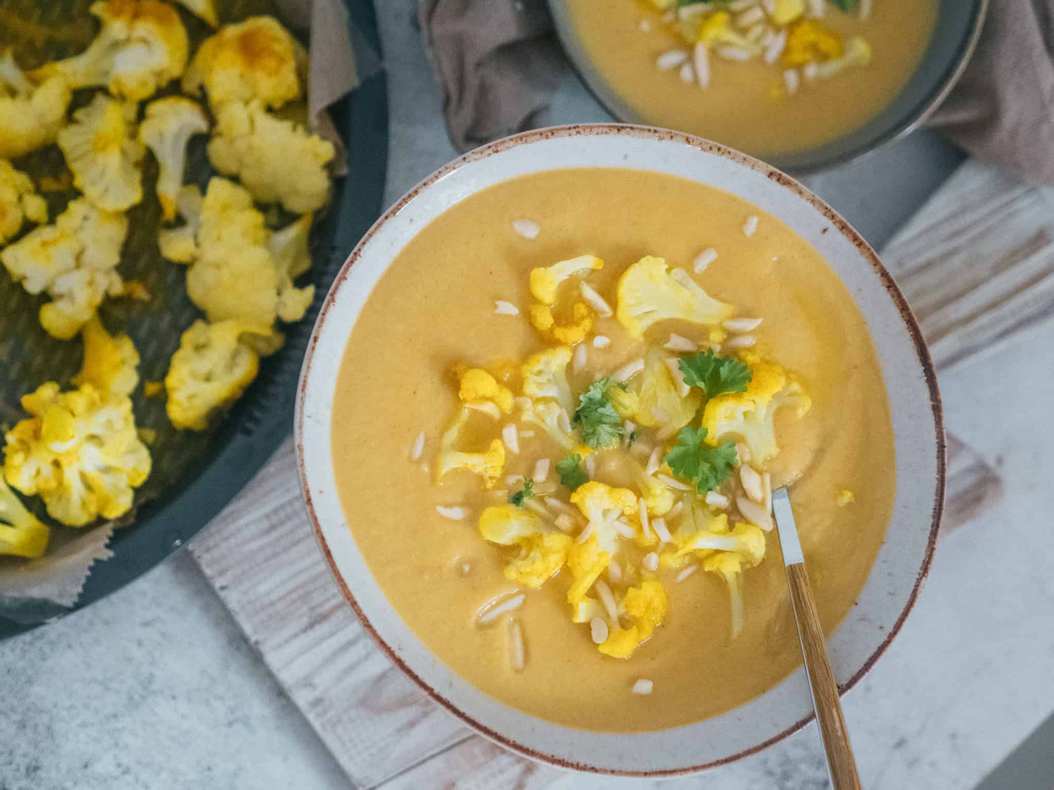 Blumenkohl-Curry-Suppe