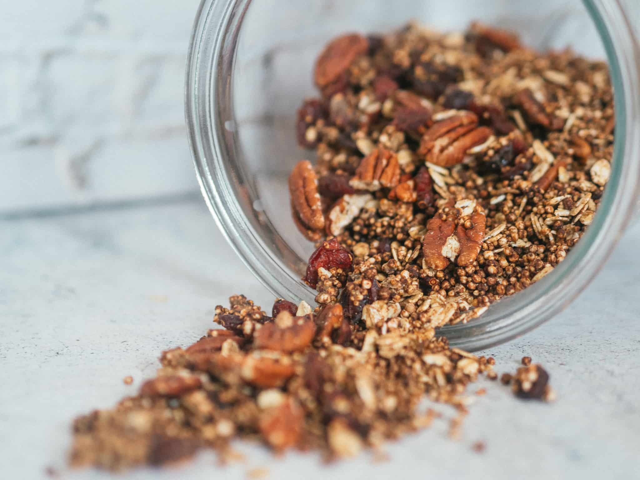 Veganes, gesundes Knuspermüsli