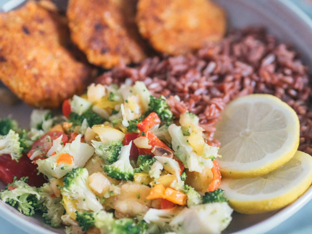 Brokkoli Salat einfach vegan
