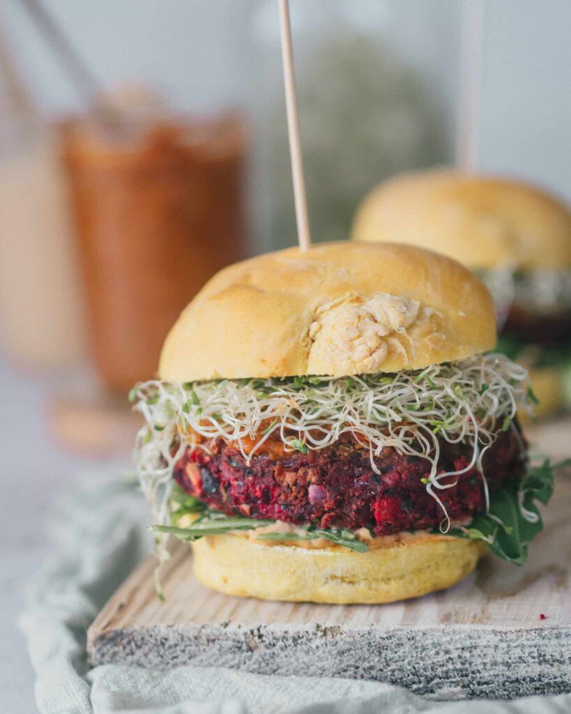 Vegane Black Bean Burger Rezept