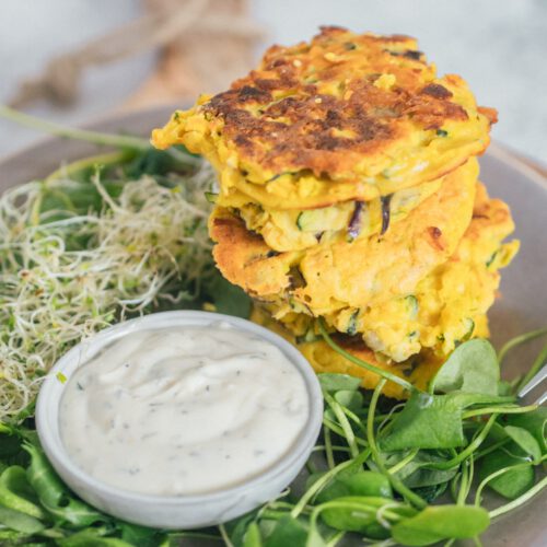 Vegane Puffer Kichererbsen