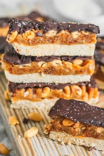 Rezept Vegane Snickers Riegel