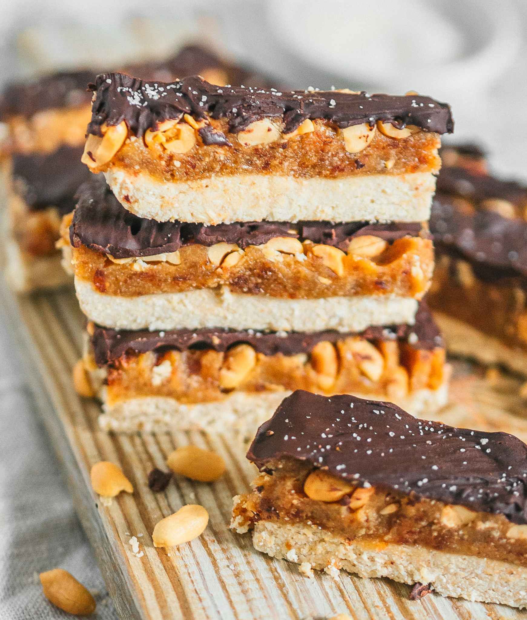 Rezept Vegane Snickers Riegel