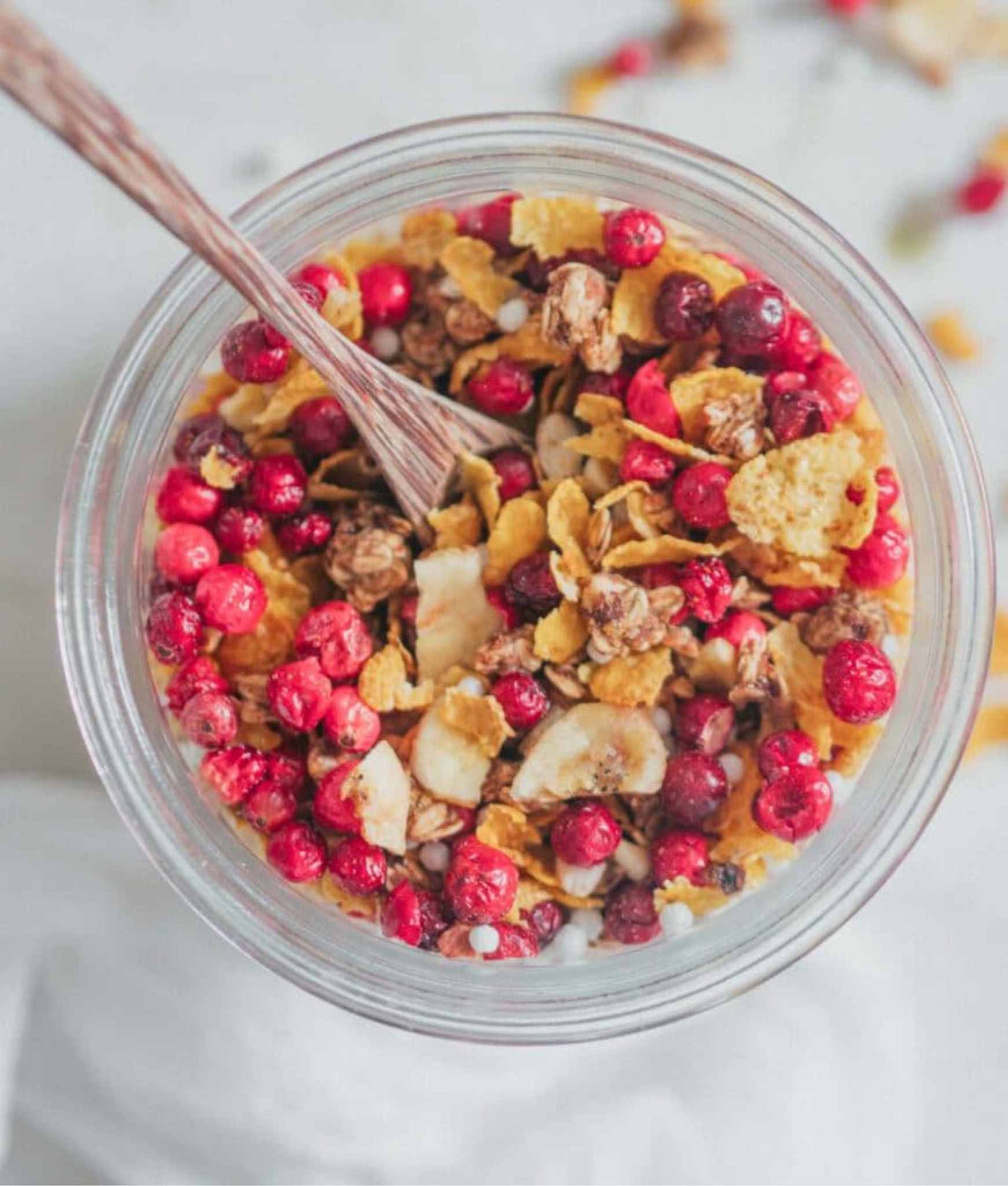 Beerenmüsli Rezept Vegan