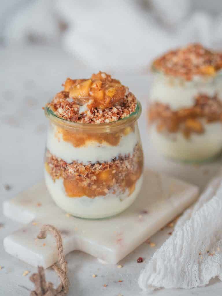 Apfelkuchen Parfait Rezept