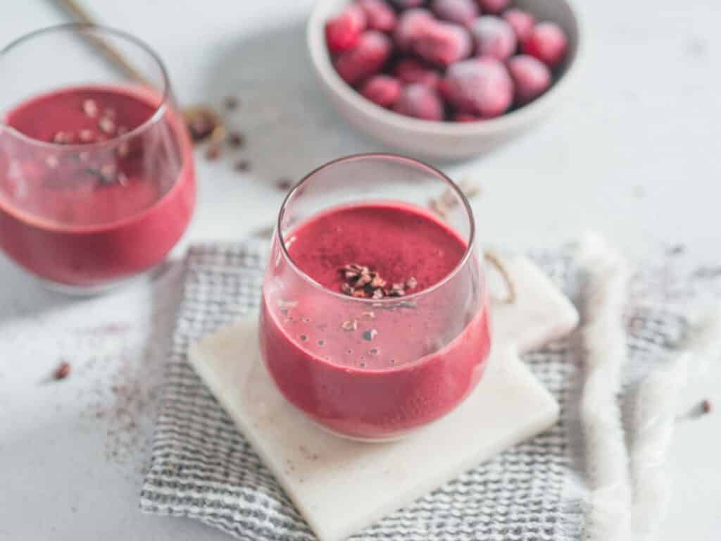 Rote Bete Kirsch Smoothie