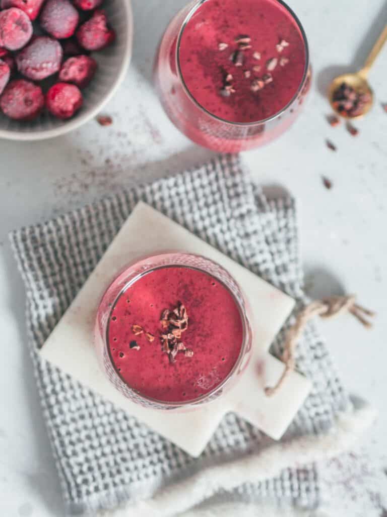 Rote Bete-Kirsch Smoothie