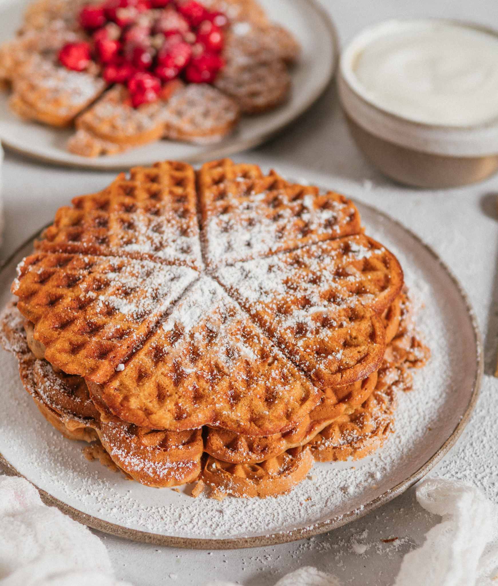 Mandel Buchweizen Waffel rezept