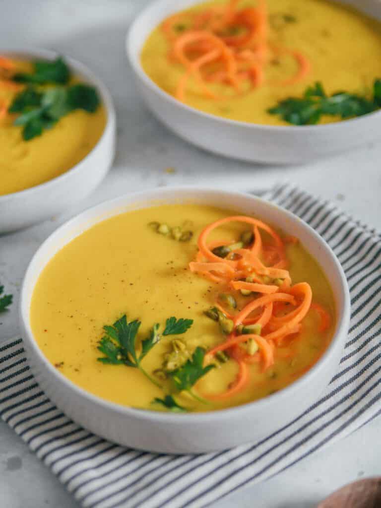 Vegane Gelbe Bete Suppe
