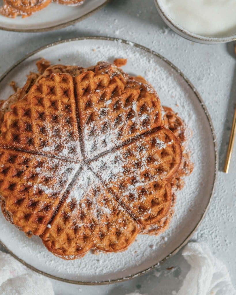 Mandel Buchweizen Waffel