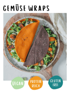 Vegane Gemüse Wraps