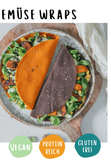 Vegane Gemüse Wraps