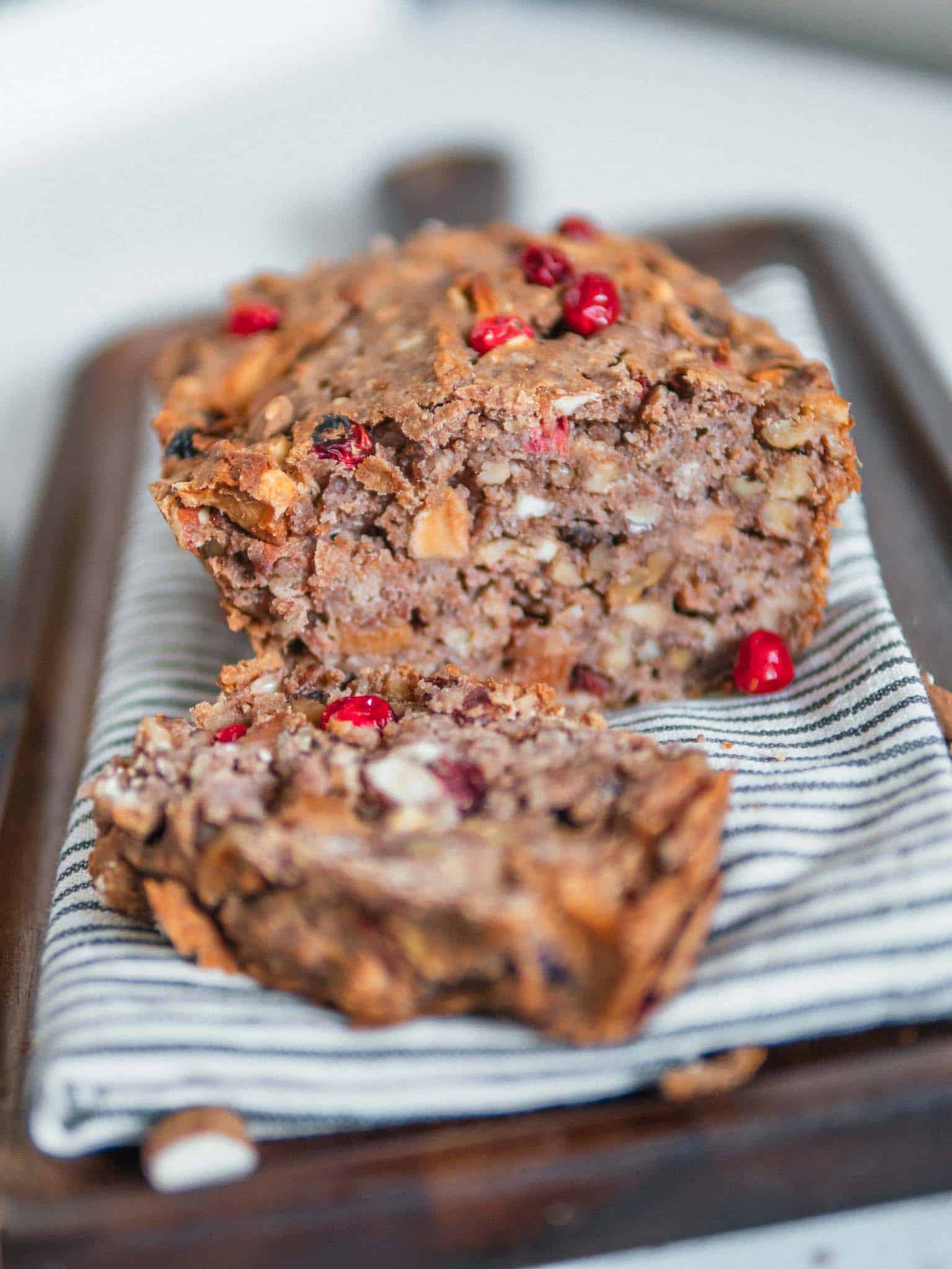 Nuss-Frucht-Brot [vegan &amp; zuckerfrei] | Plantpower Nutrition | Vegane ...