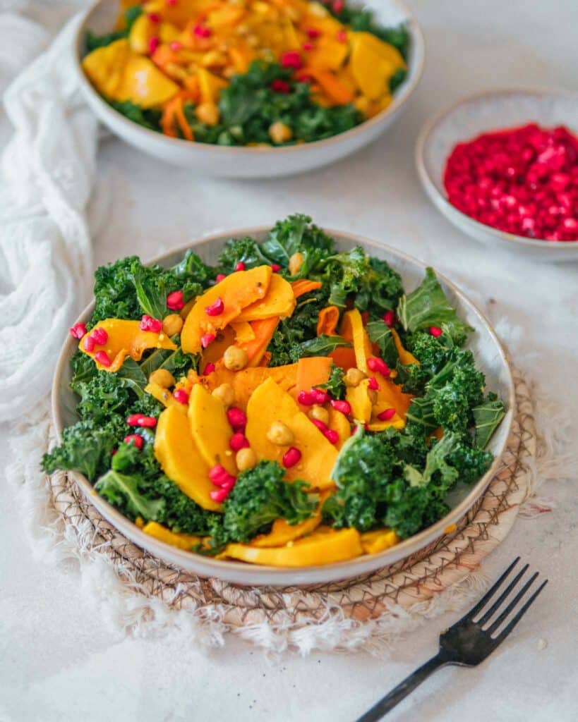 Veganer Grünkohl Salat Rezept Lecker
