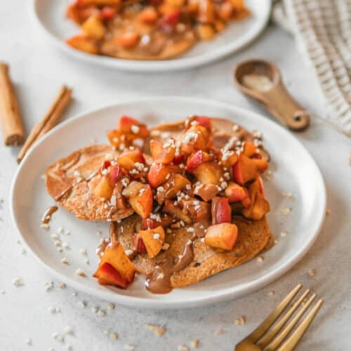 Vegane Apfel Pancakes