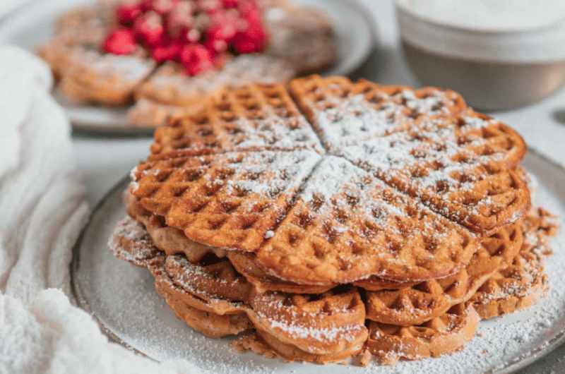 Mandel-Buchweizen Waffeln