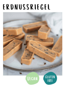 Vegane Erdnuss Riegel