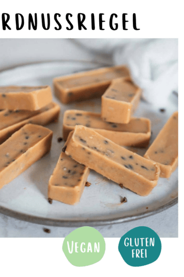 Vegane Erdnuss Riegel