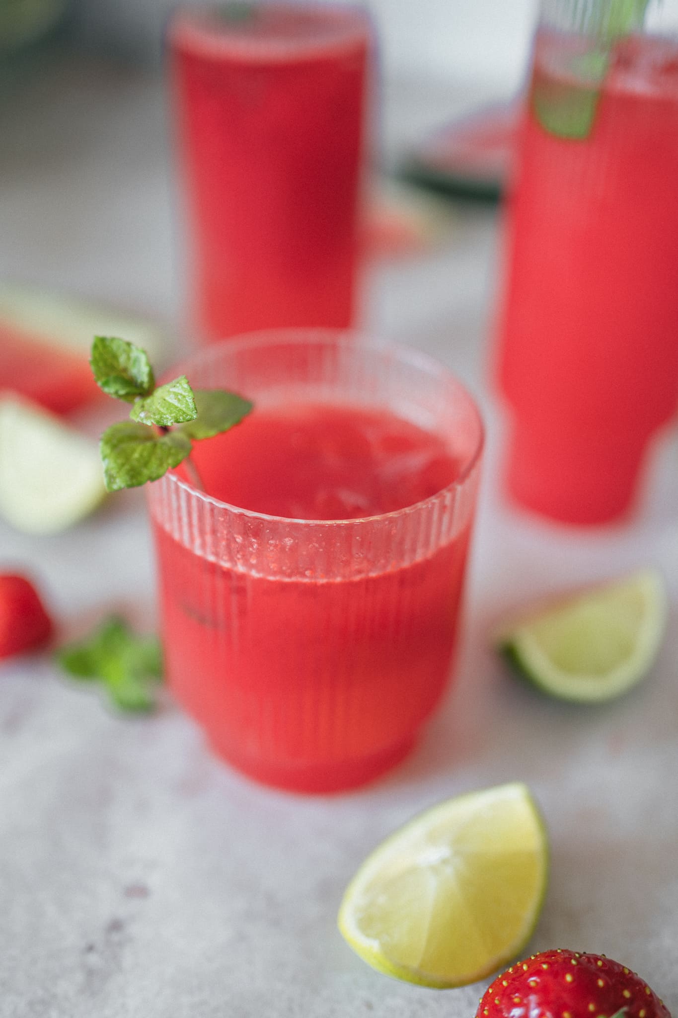 Melonen-Minz Saft
