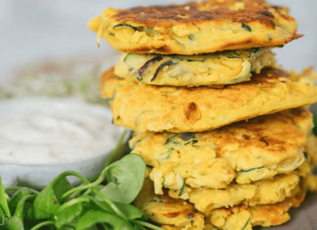 Einfache Kichererbsen Puffer [vegan &amp; proteinreich]