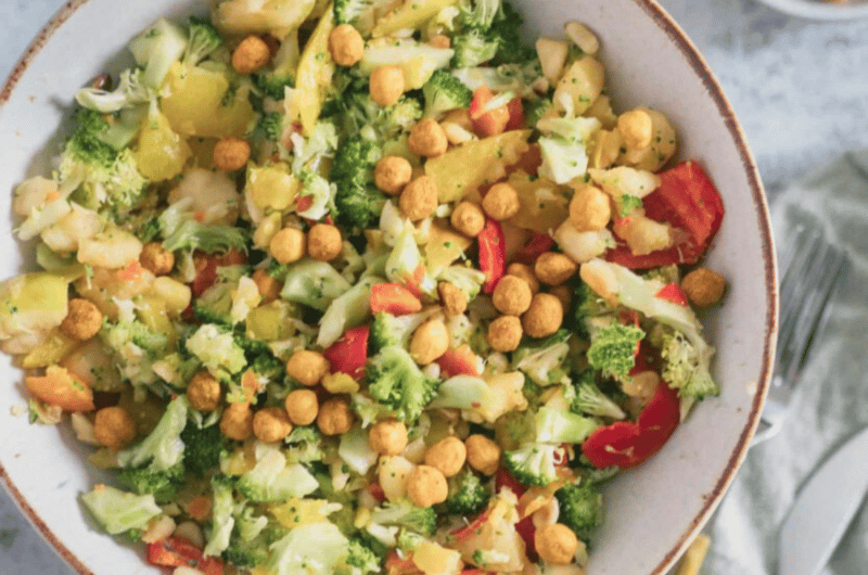 Brokkoli Apfel Salat [vegan & glutenfrei]