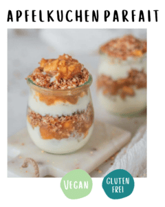 Apfelkuchen Parfait vegan