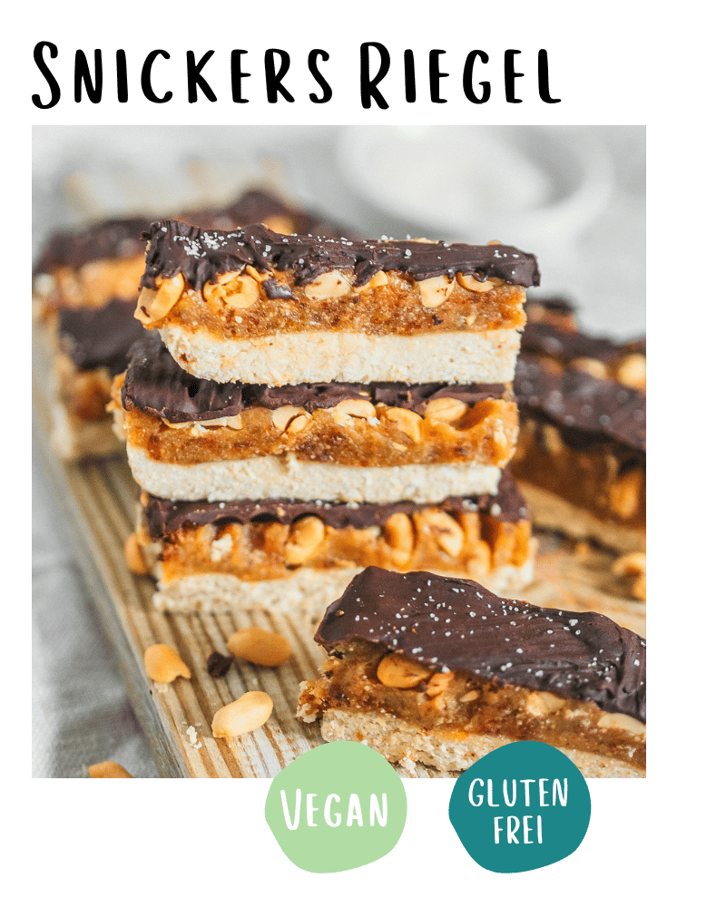 Vegane Snickers Riegel