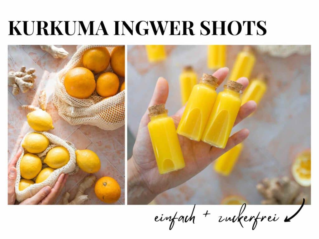 Ingwer Kurkuma SHots selber machen