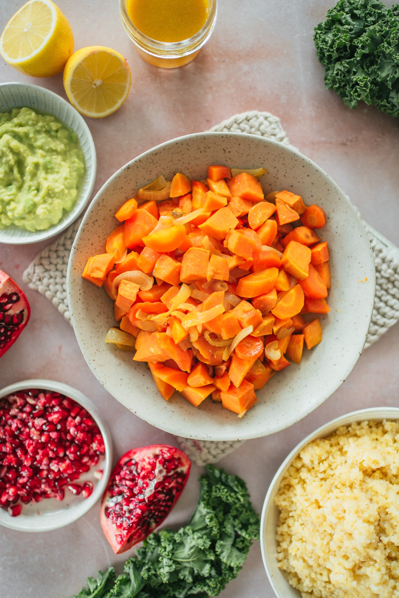 Herbstliche Buddha Bowl vegan