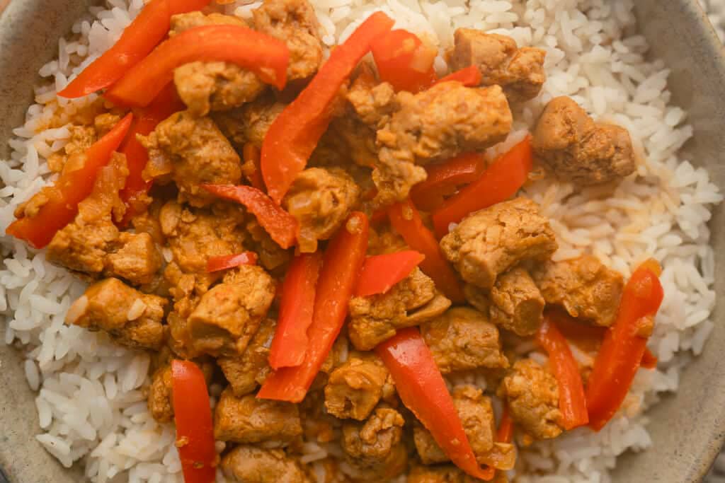 Veganes, gesundes Gulasch Rezept