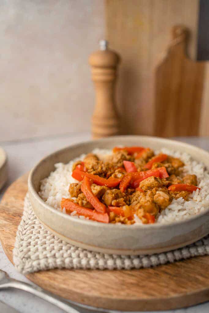 Veganes Gulasch - proteinreich