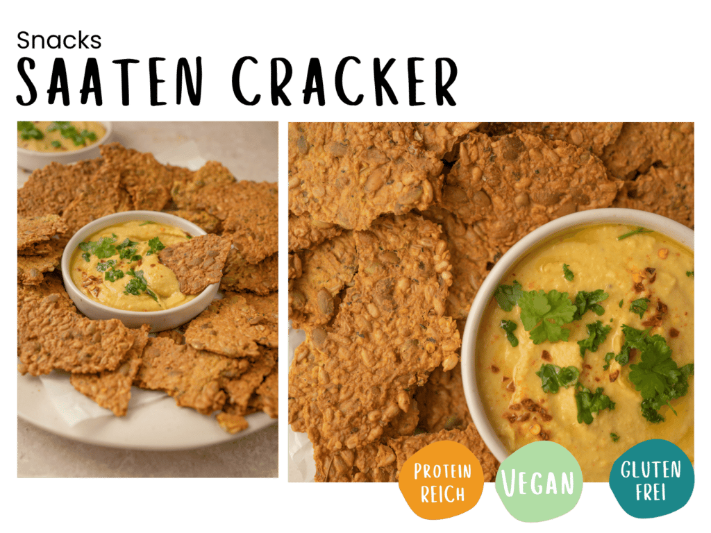 Glutenfreie Cracker gesund vegan