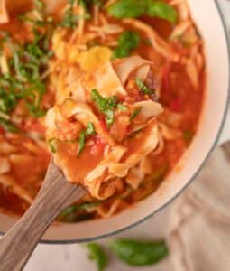 Vegane Lasagne Suppe Gesund Rezept