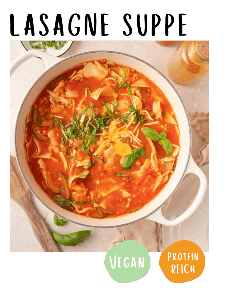 Lasagne Suppe Vegan Rezept Gesund