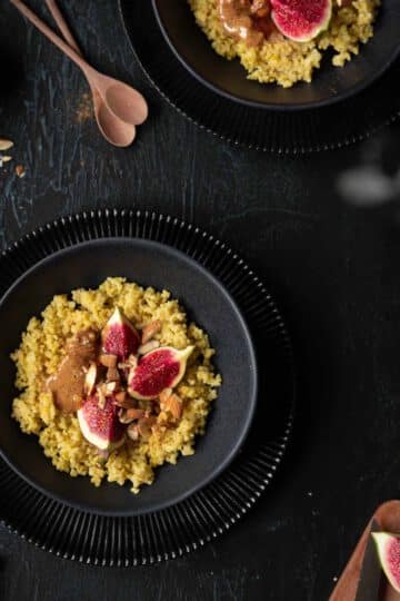 Hirseporridge gesund glutenfrei